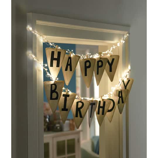 40ct Warm White Silver Wire Led String Lights By Ashland Michaels Michaels Christmas Lights Battery Operated